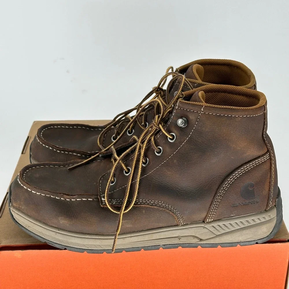 Carhartt Lightweight Wedge Chukka Lace Work Boots 4